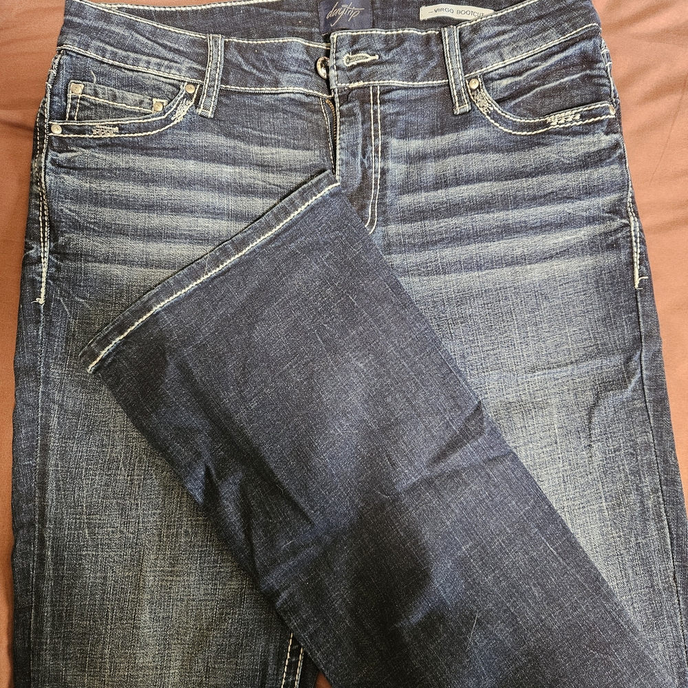 Daytrip Women's Boot Cut Jeans - Dark Blue